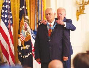 Birdwell receives Medal of Honor from President Biden