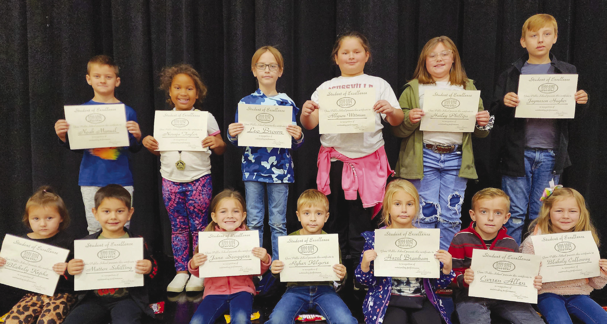 Gans high school The Gans High School Students of Excellence for the first nine weeks are Bryce Stevens, Rebeckah Cargill, Layla Manual, Dalton Willis, Brianna Burris, Nakota White, Christian Vasquez and Ahren Honeycutt.