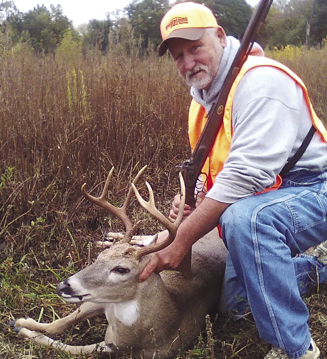 This 8-point buck was shot on October 30 during muzzle loading season by James A. Barber of Muldrow. SUBMITTED PHOTO