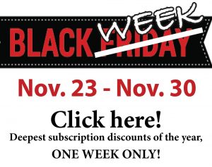 Black Friday Subscription Sale
