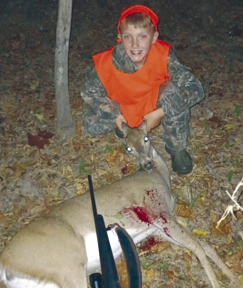Levi Whitworth of Muldrow shot this doe during Youth Gun Season 2022. SUBMITTED PHOTO