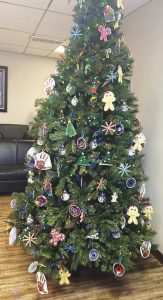 The Krew decorates hospital tree