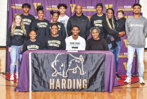 Star Vian football player commits to Harding