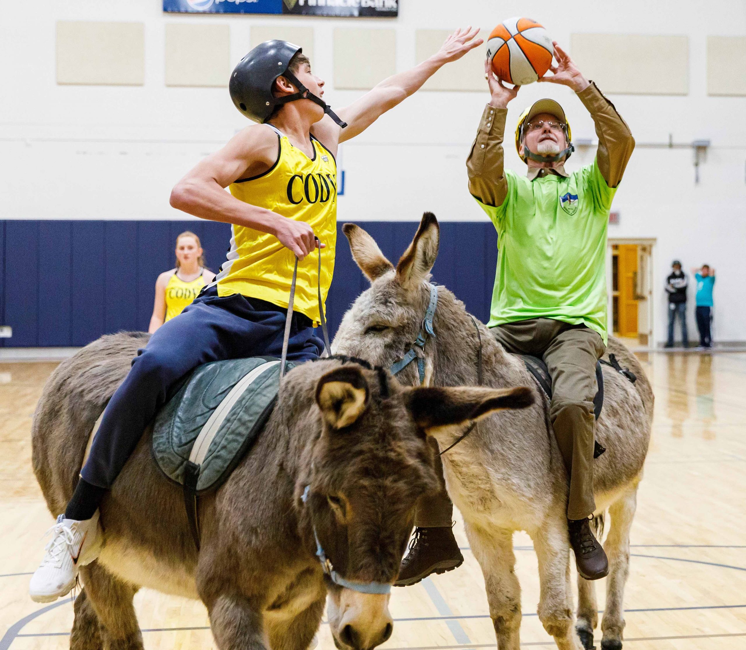 Donkey Basketball coming to Gans