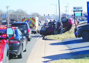 One injured in two-vehicle collision
