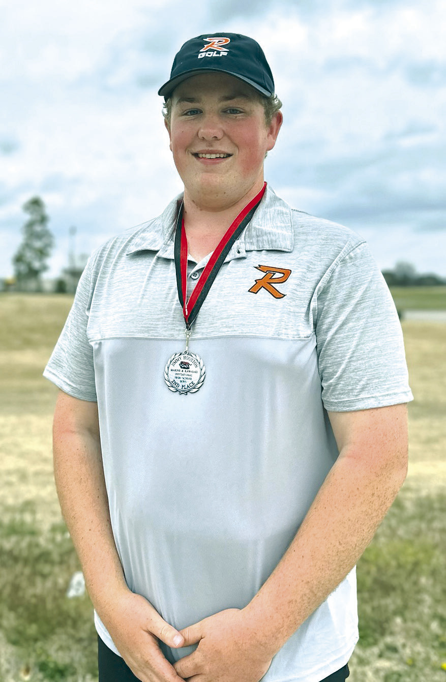 Roland High School golfer Conner Reichert finished second last Wednesday at the Keys Tournament after shooting an 18-hole total of 85. PHOTO SUBMITTED BY HEATHER MOORE