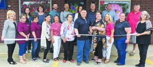 Ribbon cutting held for Hollis Flowers