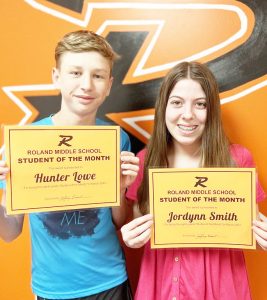 RMS names Students of the Month