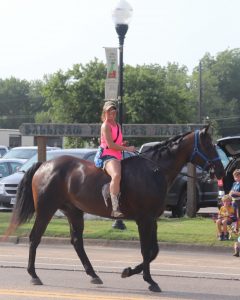 LONE HORSEBACK RIDER