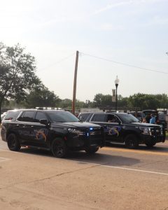 SALLISAW POLICE UNITS ENDING PARADE