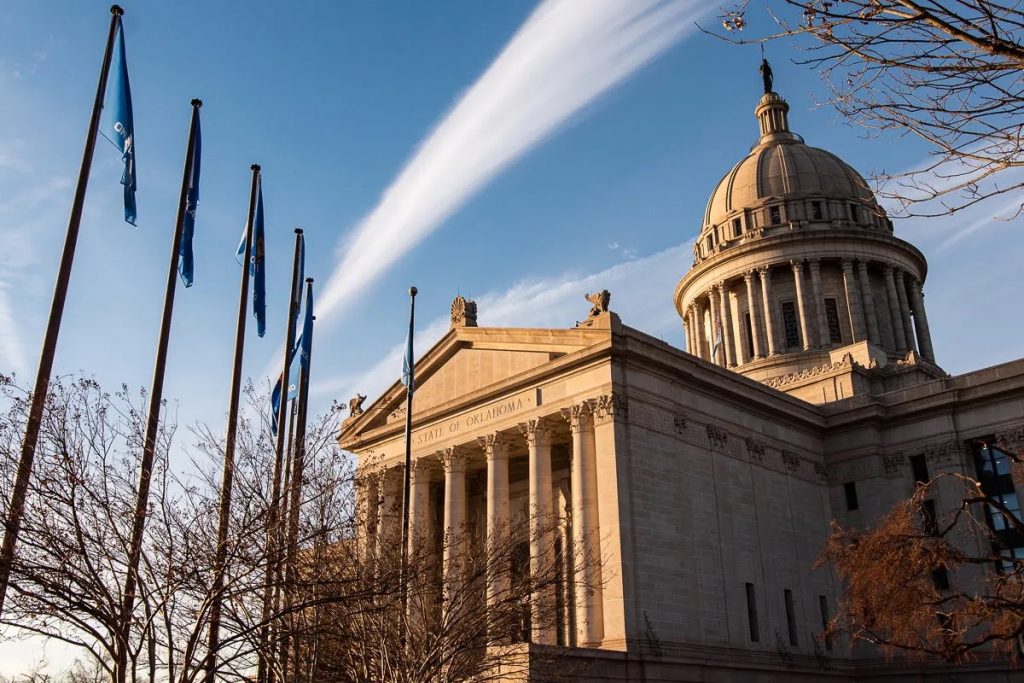 How ironic: While Oklahoma Republicans stood for America, they bowed as Trump trampled voter rights